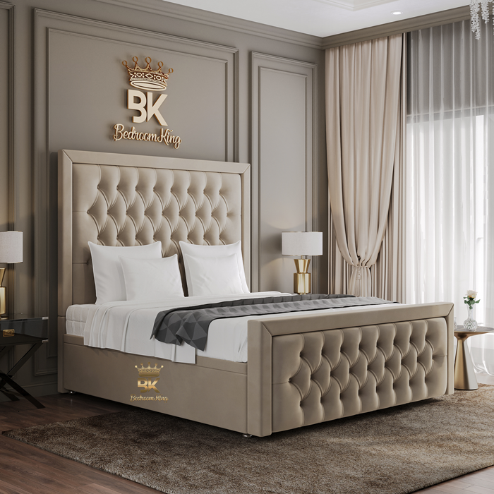 Ottoman Bed Frame with high headboard