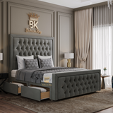 Divan Bed Frame with 4 drawers