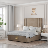 super king size bed frame with ottoman storage